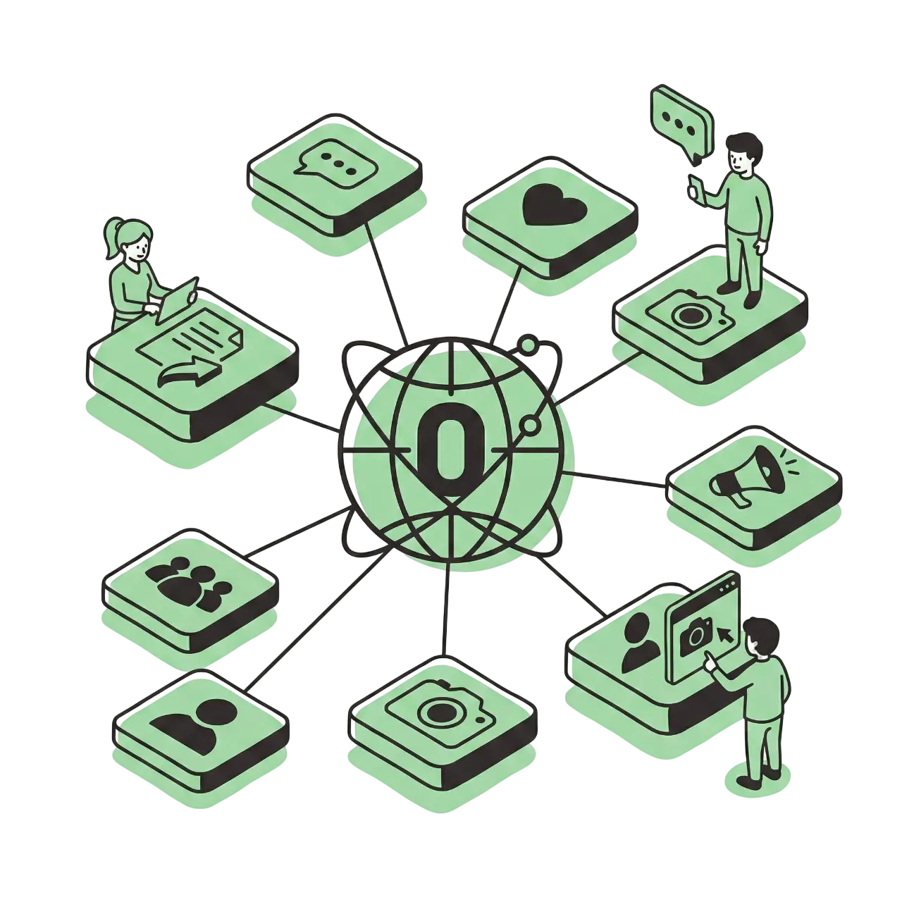 Olympus Cleaning - Social hub and community connections